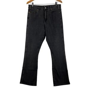 Signature Levis Bootcut Jeans Womens 8 W29 Black Wash Denim‎ Classic Style